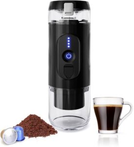 Caffe2go Presso XI - Draagbaar koffiezetapparaat - 110ml